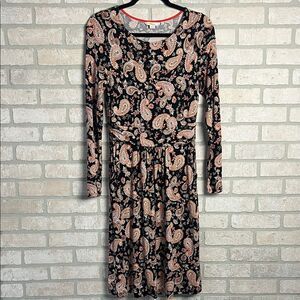 boden willa jersey dress BODEN Willa Jersey Faux Wrap Midi Dress 6R